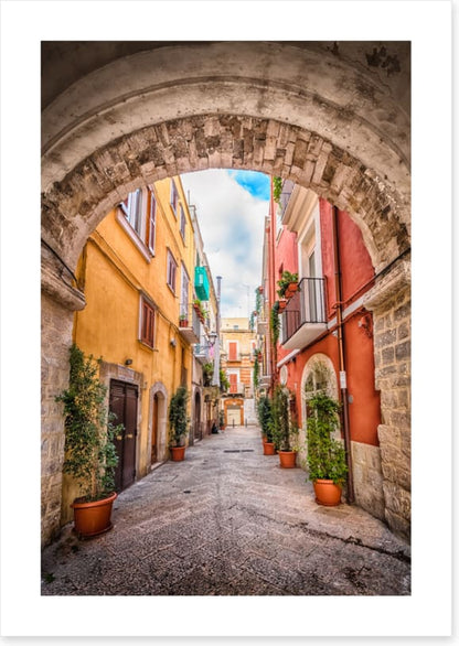 Through the arch