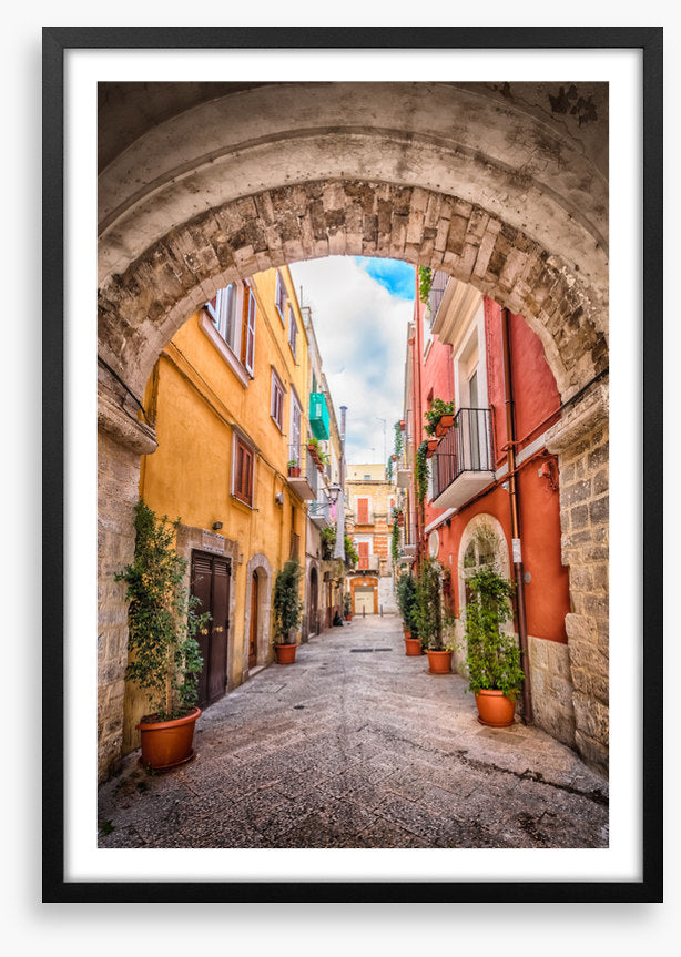 Through the arch