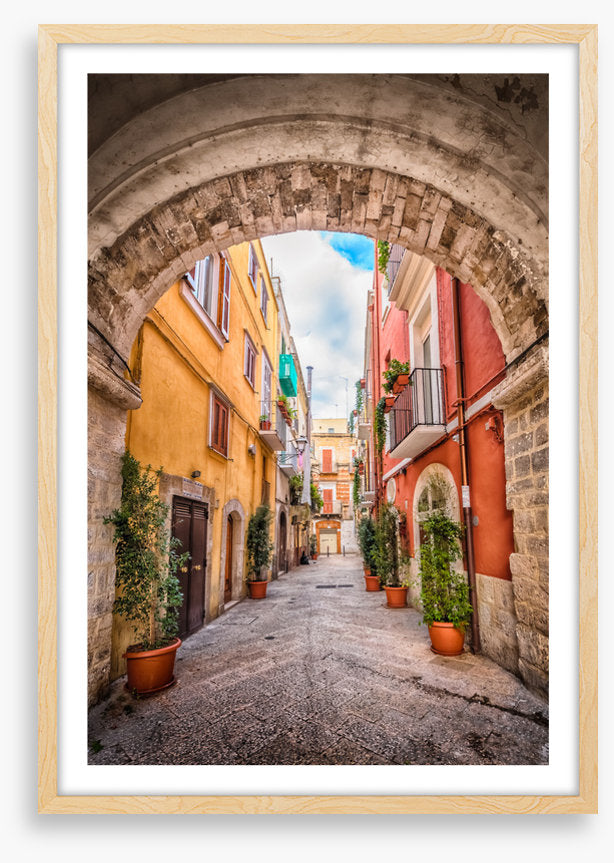 Through the arch
