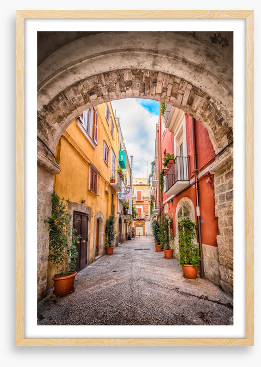 Through the arch