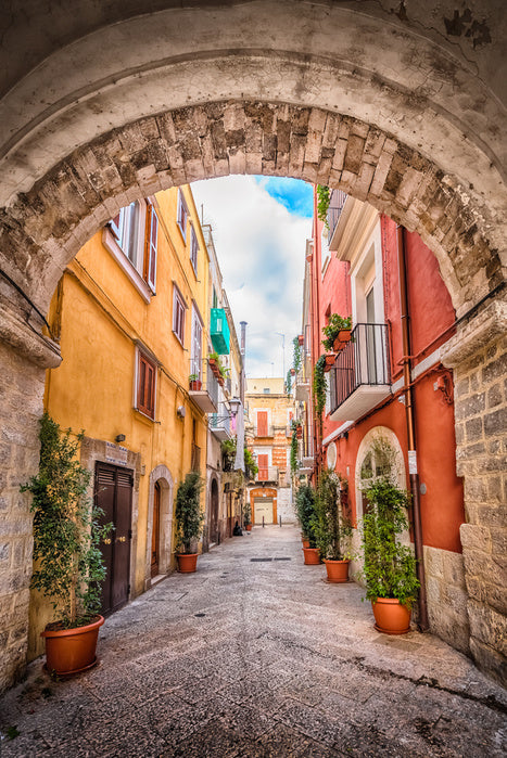 Through the arch