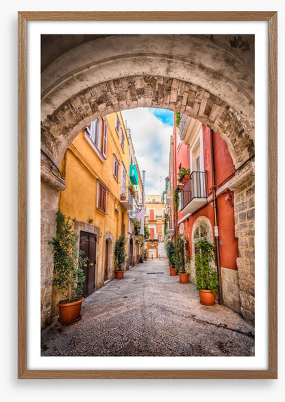 Through the arch