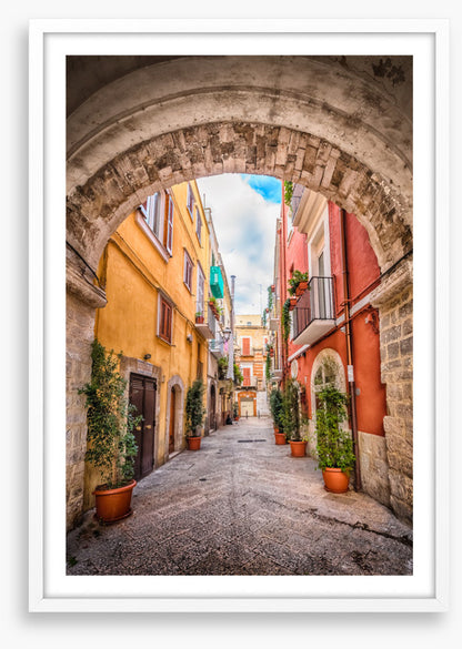 Through the arch