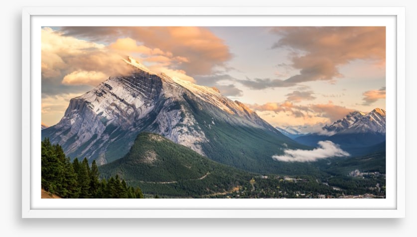 Mount Rundle clouds