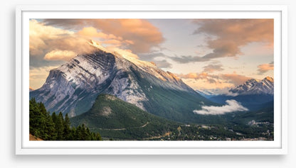 Mount Rundle clouds