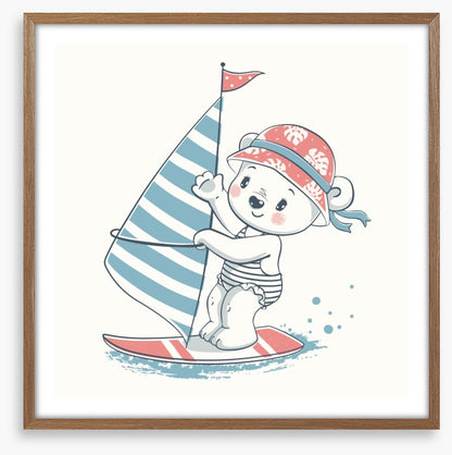 She sails