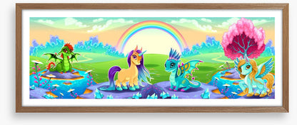 Rainbow land panoramic