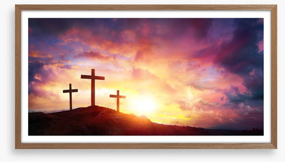 Three crosses