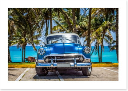 Gleaming blue
