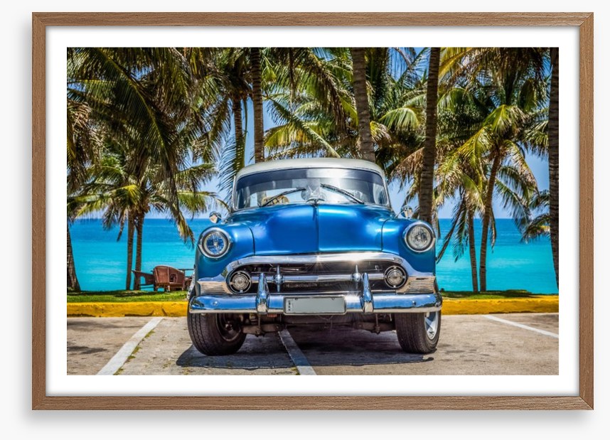 Gleaming blue