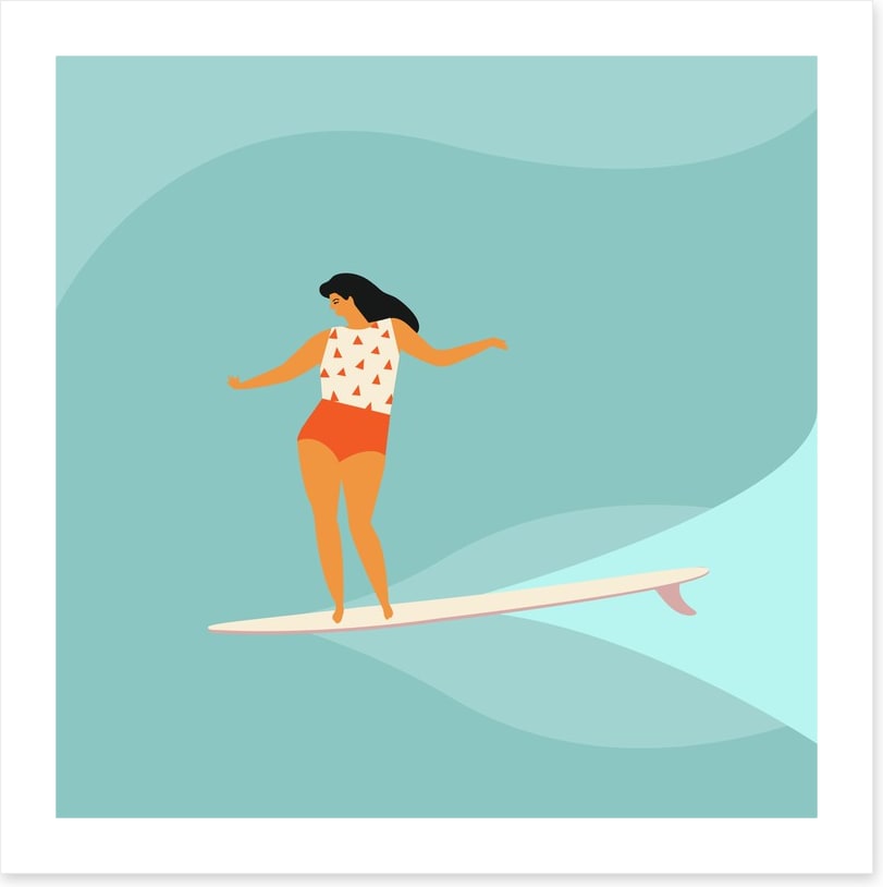 Riding the waves