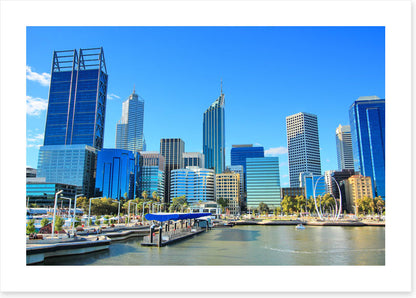 Perth in blue