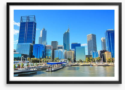 Perth in blue