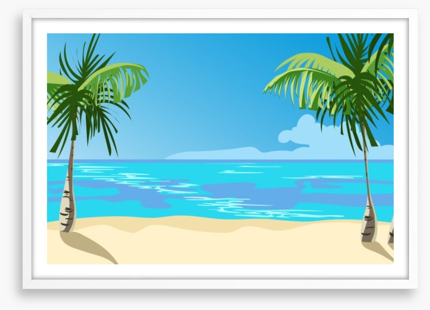 Past the palms