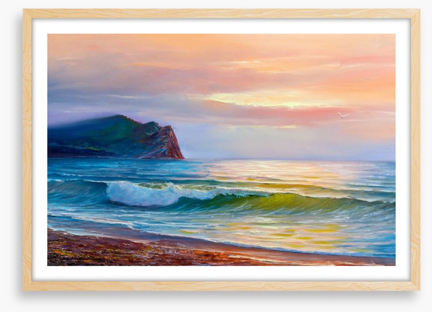 Sunset waves