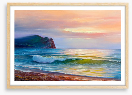 Sunset waves