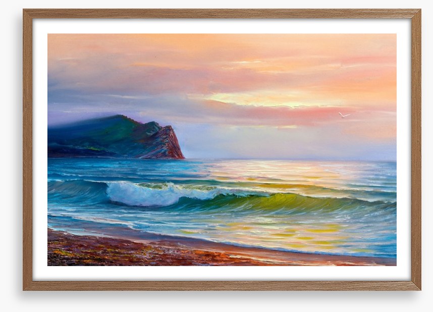 Sunset waves