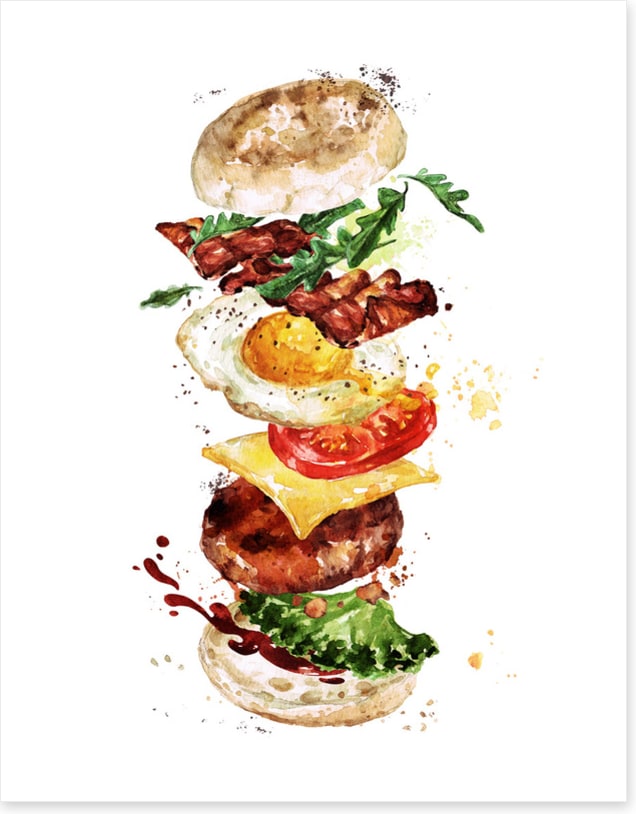 Burger stack