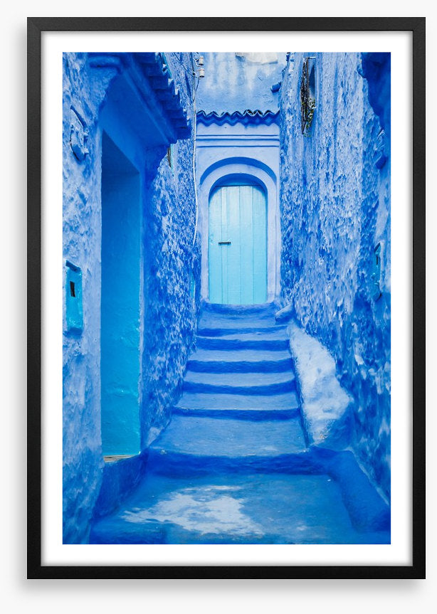 Chefchaouen blues, Morocco