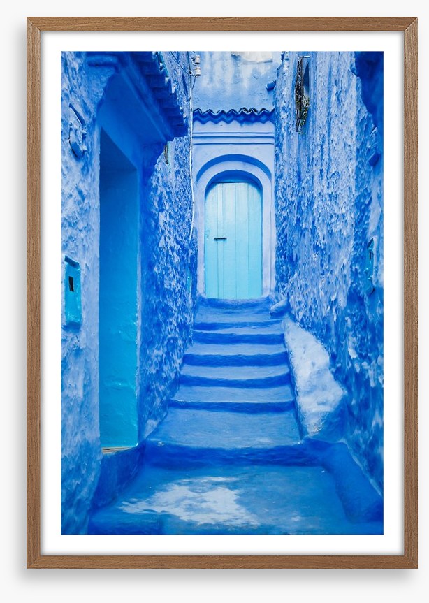 Chefchaouen blues, Morocco