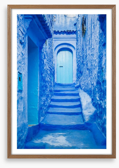Chefchaouen blues, Morocco