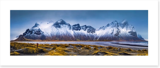 Vestrahorn peaks panorama