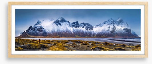 Vestrahorn peaks panorama
