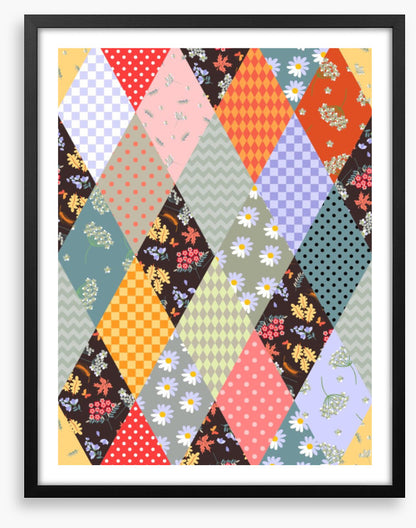 Rhombus fall patchwork