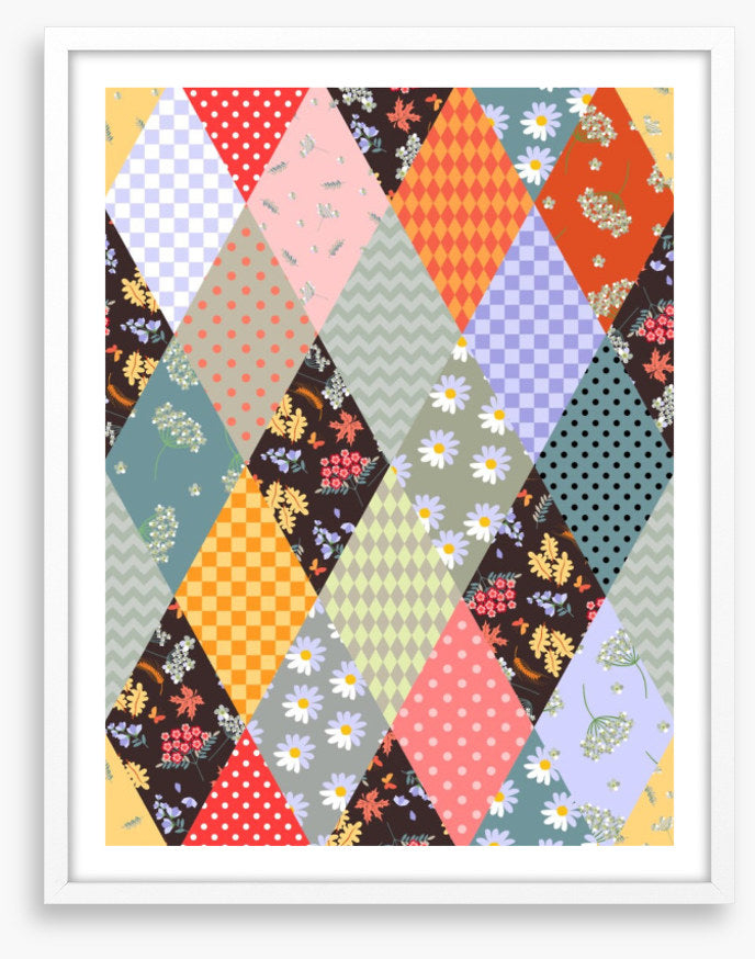 Rhombus fall patchwork