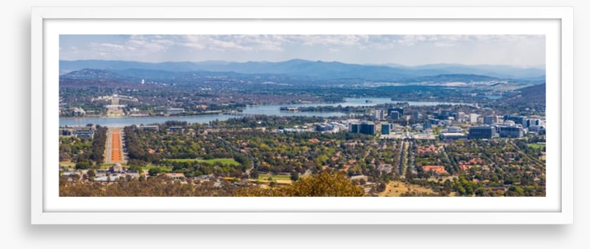 Canberra city panorama