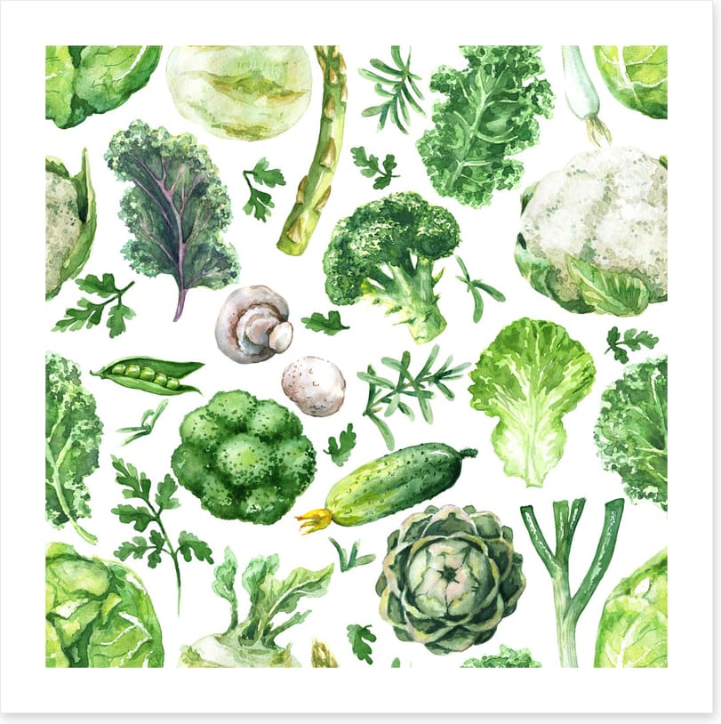 Homegrown greens