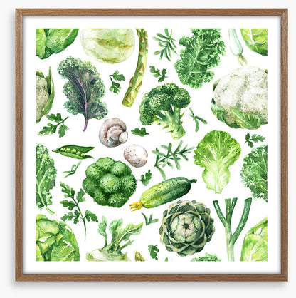 Homegrown greens