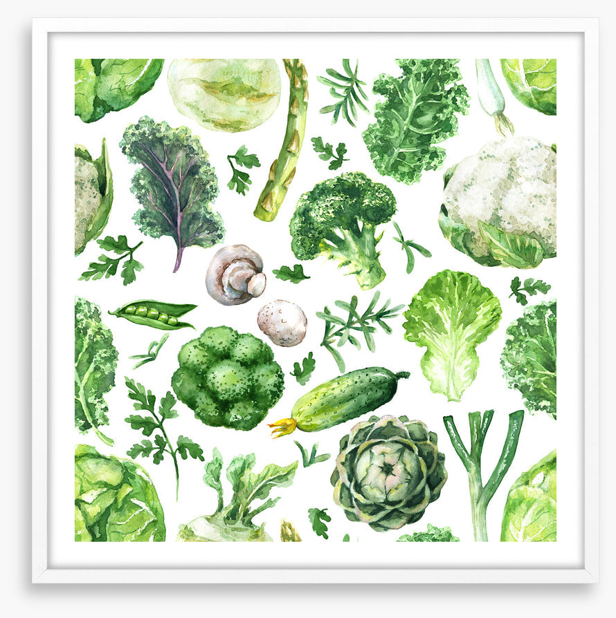 Homegrown greens