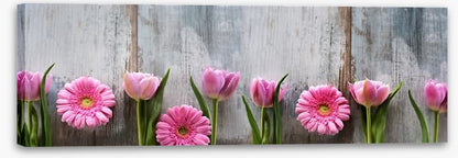 Tulips and gerbera