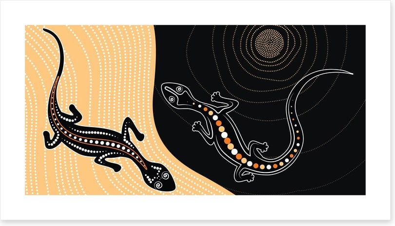 Two lizards