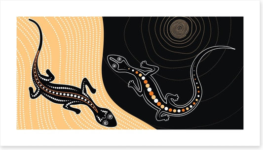 Two lizards