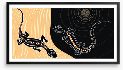 Two lizards