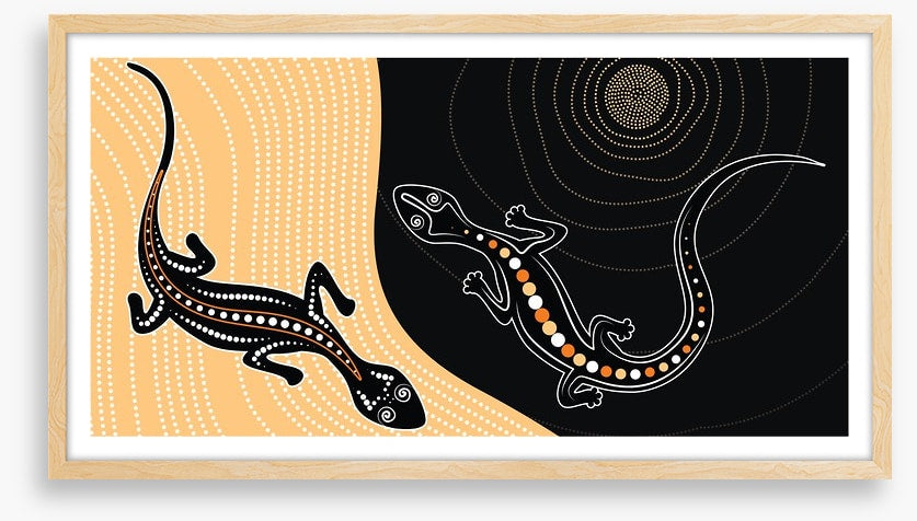 Two lizards