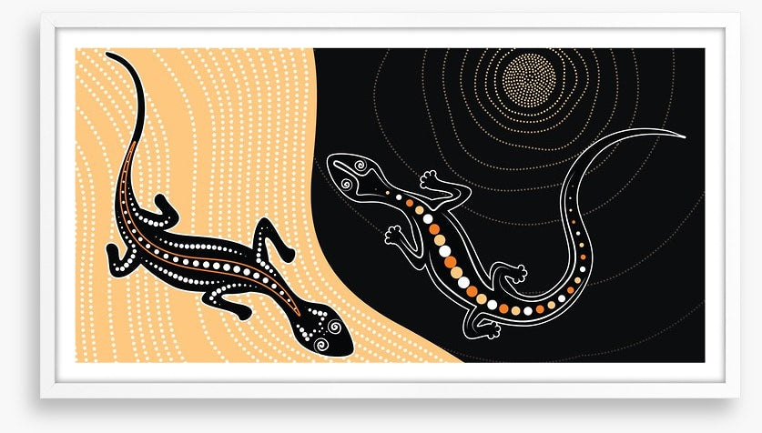 Two lizards
