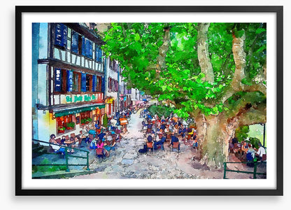 The cafe street
