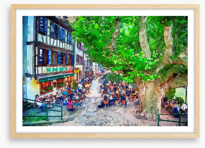 The cafe street