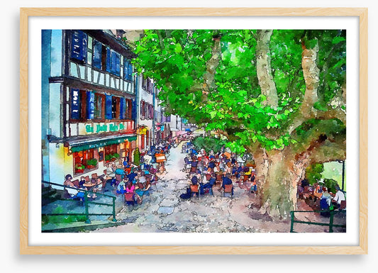 The cafe street