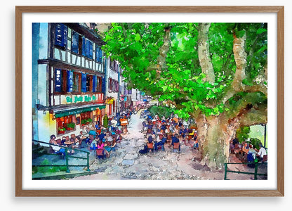 The cafe street