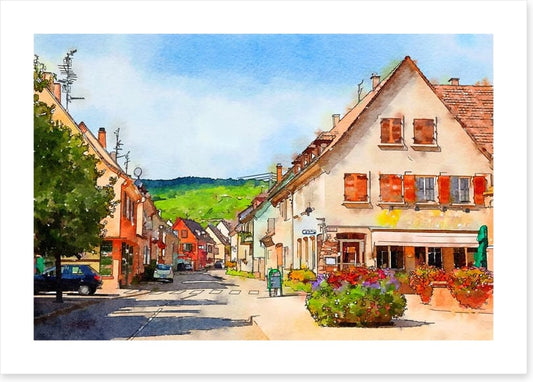 The village in Alsace