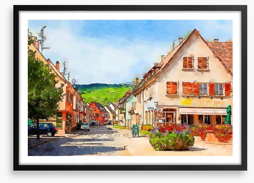 The village in Alsace