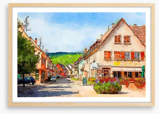 The village in Alsace