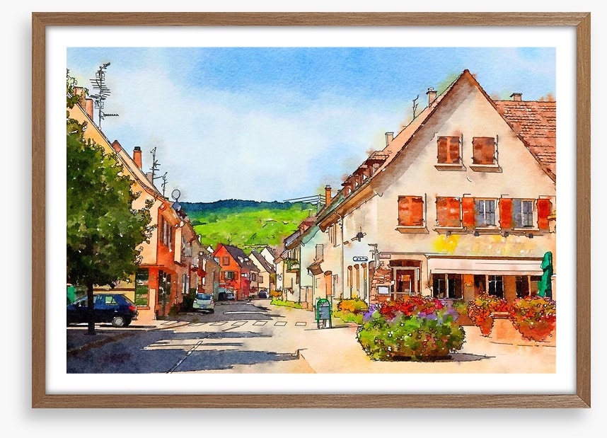 The village in Alsace