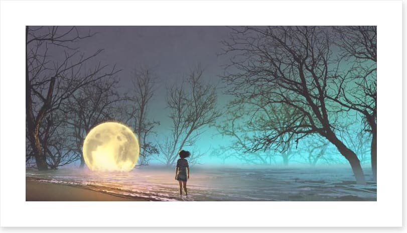 The fallen moon