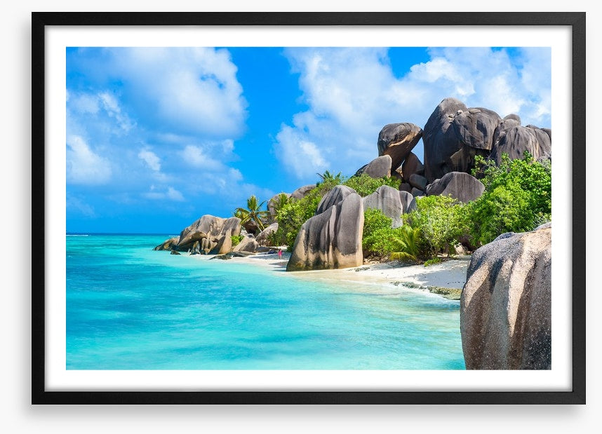 The boulder beach