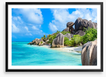 The boulder beach